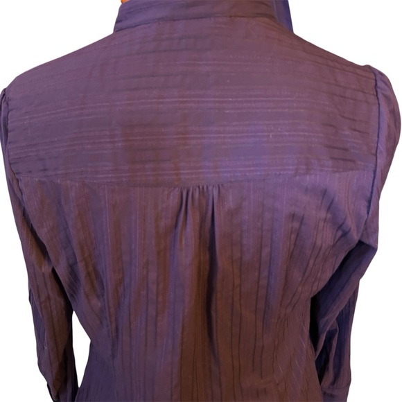 Women's a.n.a. Purple Button-Up Top - Picture 3 of 7